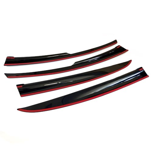 Rumplex Windabweiser Luftabweiser Regenabweiser Seitenfensterabweiser Kompatibel mit Hyundai I20 2010-2014 Autofenster Regenschutz Regenabweiser Anklebbare Deflektoren 4 Stück