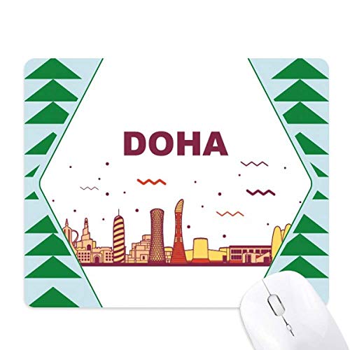 Tapis de souris Doha tapis en caoutchouc vert pour optimiser le télétravail