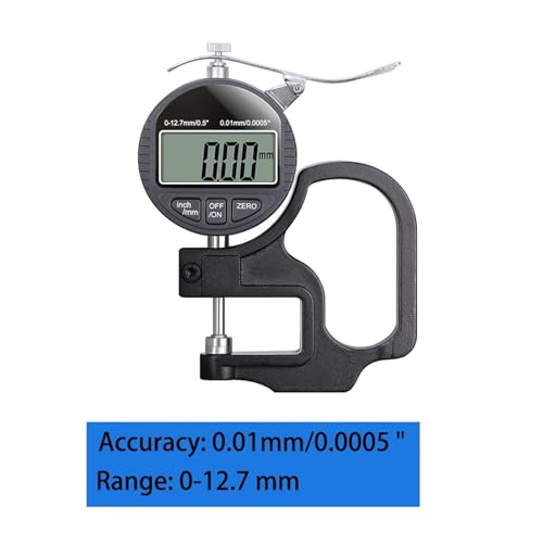 Micrómetro digital para medición de espesores 0.01mm miniatura 2