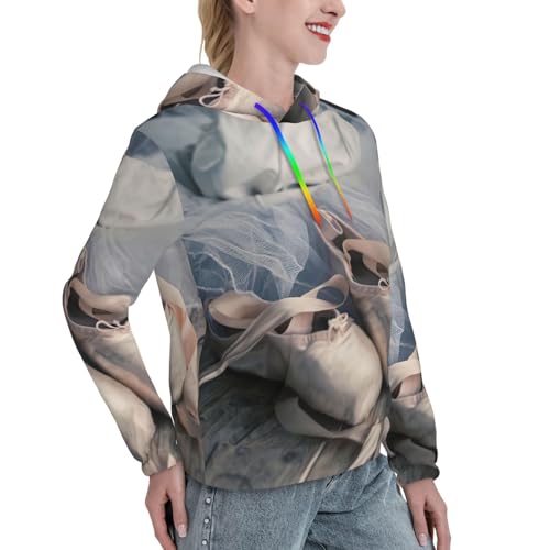 Sweat à capuche femme EdWal - Pull ajusté décontracté poche kangourou mode - 3