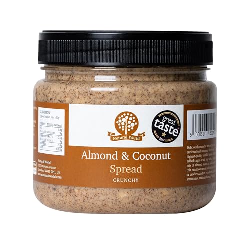 Nutural World - Crema crujiente de almendras y coco (1kg)