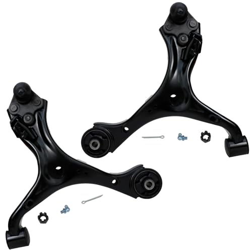 Image of Detroit Axle - 8pc Front End Suspension Kit for 2013 2014 2015 Honda Civic [Automatic Transmission] 2 Lower Control Arms w /Ball Joints 4 Inner & Outer Tie Rods 2 Sway Bar Links Replacement