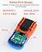 Crenova MS8233D Multimeter 6000 Counts Digital Multimeter DC AC Volt Meter Ohm Volt Amp Tester Measures Voltage Current Resistance Capacitance Continuity Diode Duty-Cycle Frequency NCV Live Wire Test