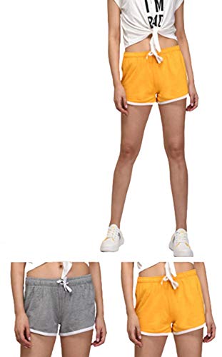 Image of KOTTY Women's Night Shorts(YellowGrey,28)