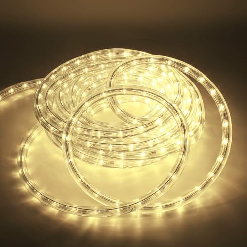 kefflum LED Lichterschlauch Außen,8Meter Led Schlauch 288 LEDs...