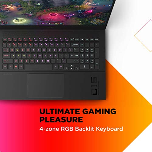 Image of HP Omen 11th Gen Intel Core i7 16.1 Inches Micro-Edge, IPS, FHD Gaming Laptop (16Gb RAM /1TB SSD /300 Nits /Geforce RTX 3050 4GB Graphics /Alexa /B&O /Backlit Kb /Windows 11 Home /MSO /16-B0351tx Shadow Black