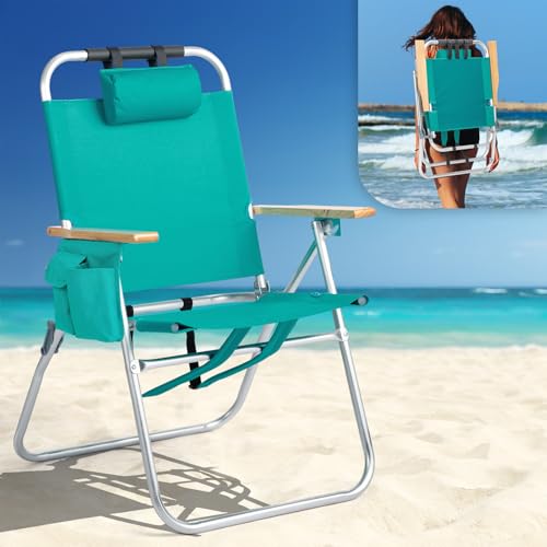 VINGLI Aluminum Tall Beach Chair