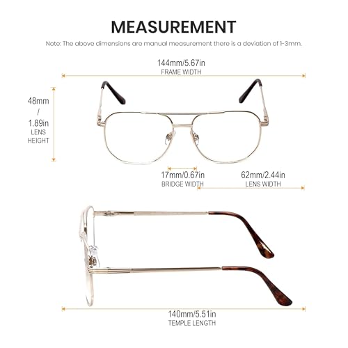 Image of Calabria 1106 Metal Aviator Reading Glasses in Gun-Metal or Gold