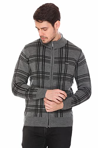 Image of GODFREY Full Sleeve Zipper Sweater for Man Winter Wear -Mens Woolen Sweaters Turtle Neck