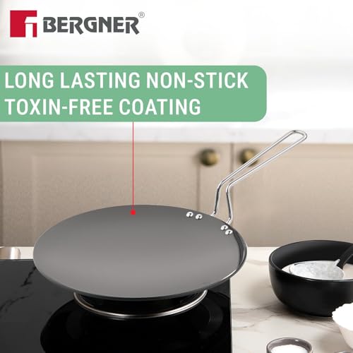 Image of Bergner 17 Pc Triply Cookware Gifting Set, Consumes Less Oil, Healthy Cooking, Complete Cooking Set, Even Heat Distribution, Gift Set for Marriage /Anniversary /Housewarming - Induction Bottom