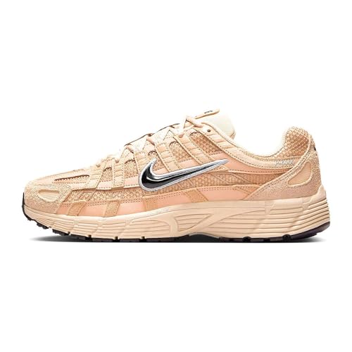 Suola interna ammortizzata Nike HF0015-202 P-6000 SE Uomo, Hemp/Black-SANDDRIFT-Metallic Silver EU 45