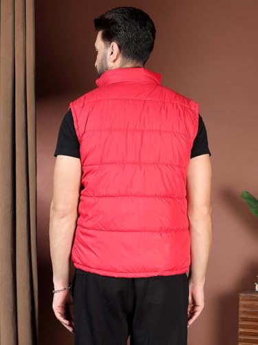 Image of KOTTY Men's Solid Lava Pink Jacket