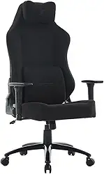 Cadeira Gamer SuperFrame Atlas, Reclinável, 3D, Tecido, Preto