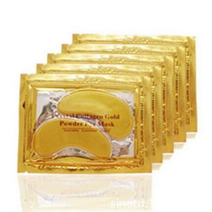 Collagen Gold Eye Masks Anti-Puffiness Moisturizing Eye Masks Anti-Aging Masks Collagen Gold Powder Eye Mask (Pack Of 10)