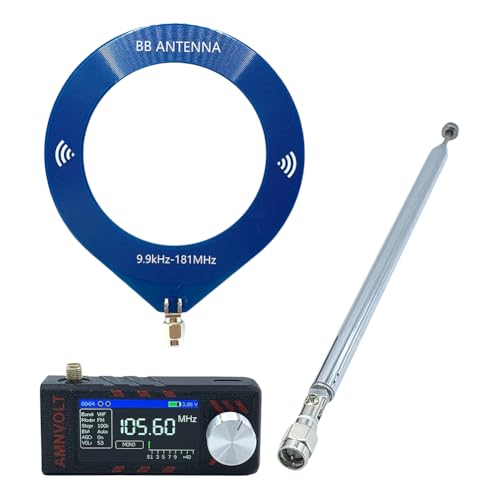 Radio portátil SI4732 DSP con pantalla IPS de 1.9 pulgadas miniatura 1