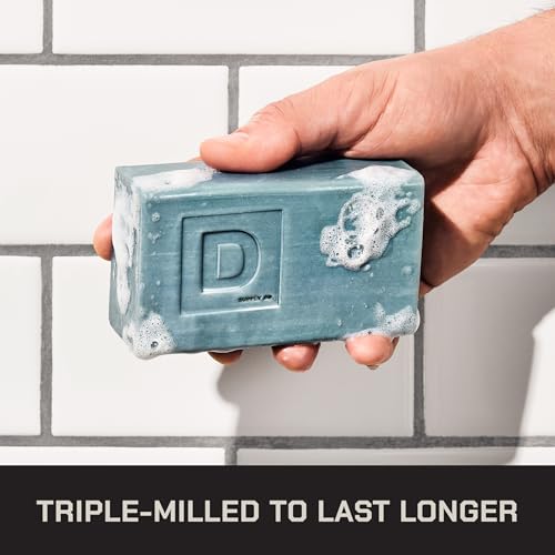 Image of Duke Cannon Big Brick of Soap - Sandalwood + Lavender Scent - Large Triple-Milled Bar Soap for Men, Long-Lasting, Moisturizing with Natural Oils, Supports U.S. Veterans, Midnight Swim (10 oz.) | Sandalwood + Lavender Scent - Triple-Milled Men's Bar Soap - Deep-Cleansing Bath Bar