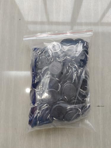 LIBO 125KHz Smart ID Schl&uuml;ssel Tag Karte RFID Zugangskontrolle Schl&uuml;ssel Karte N&auml;he EM4100 TK4100 Schl&uuml;sselanh&auml;nger NFC Token Ausweisinhaber (100, Schwarz)