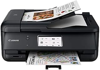 Canon TR8620a All-in-One Printer for Home Office | Copier |Scanner| Fax |Auto Document Feeder | Photo and Document Printing | Airprint (R) and Android Printing, Black