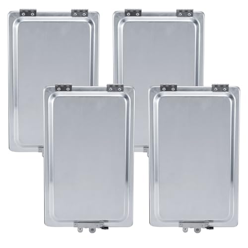 Cabtherlyn Truck and Trailer Aluminum Manifest Holder Waterproof Box with Stainless Steel Hinges and Latch Document Holder Kit (4)