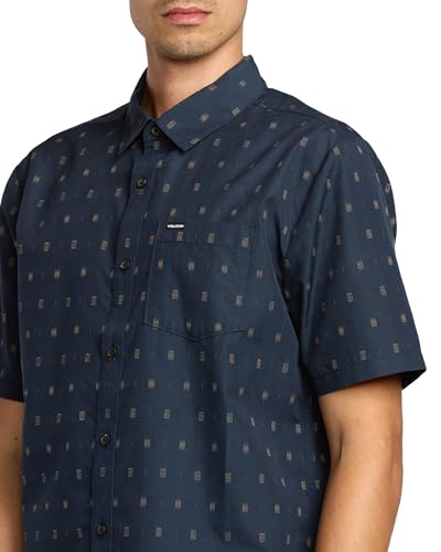 Volcom Men's Bankstone Short Sleeve Woven Button Down Shirt4