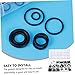 Mobestech 225pcs Sealing Kit Versatile Gasket Assortment for Automotive Plumbing and Industrial Use Easy to Install Organizer Box