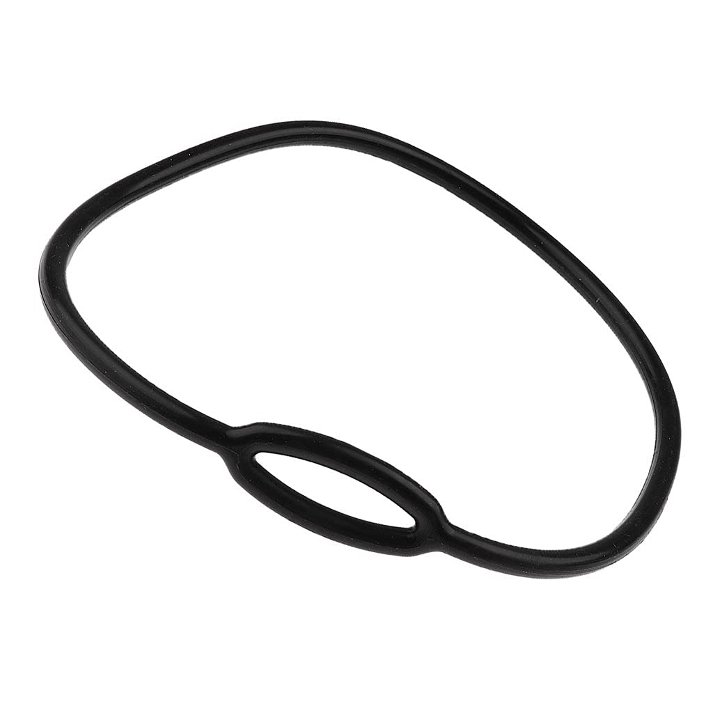 Tauchen Silikon Atemregler Halskette Halter Flexibles MundstüCk Atemregler Halskette Ring Oktopus Halter 18Cm Schwarz