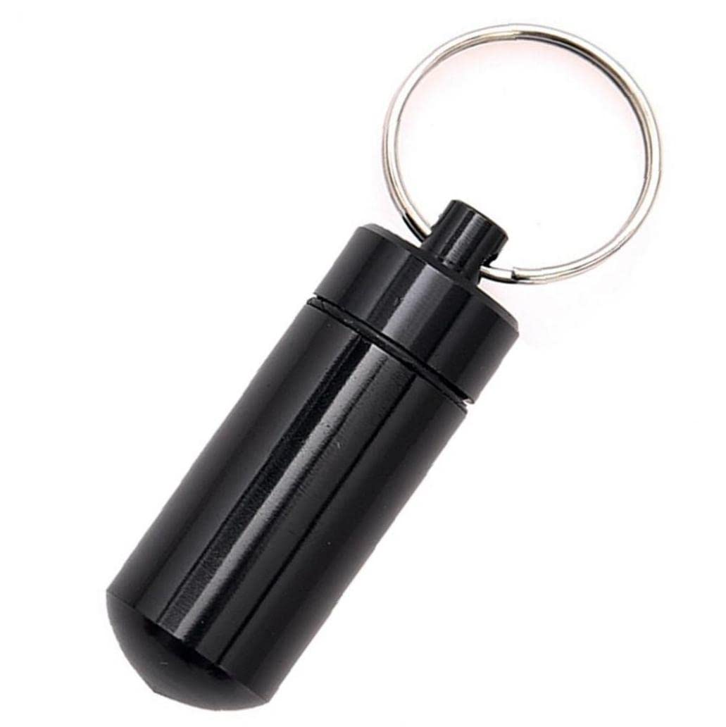 MRKU Botiquín de Primeros Auxilios Familiar, portátil, de aleación de Aluminio, Mini, para Exteriores, 1 Unidad