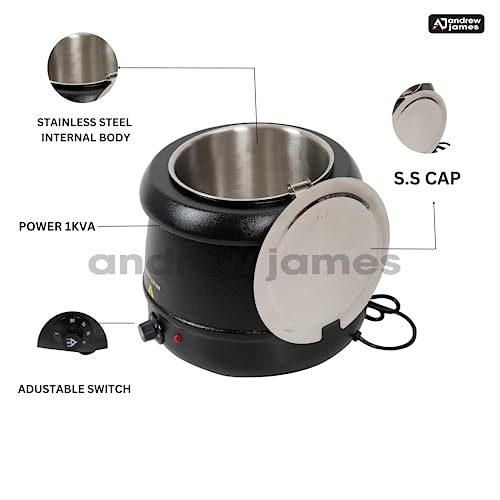 Image of Andrew James S.S 10 Liters Soup Kettle Commercial Use | Commercial for Industrial Use