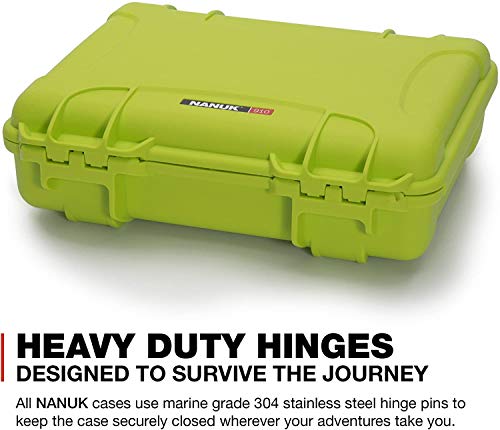 Nanuk 910 Waterproof Hard Case With Foam Insert - Lime #TOP4