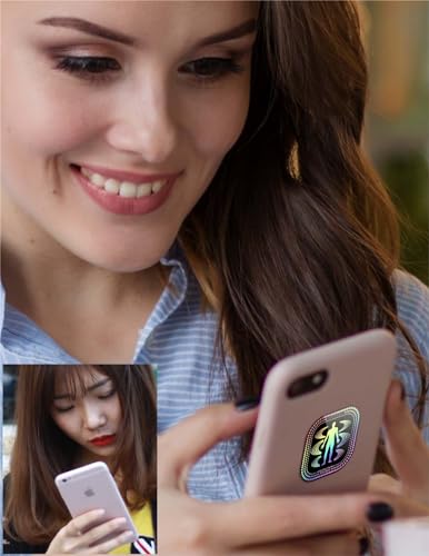 Adesivos de celular de proteção para smartphones/tablets/notebooks/computador/WiFi... (ouro, 12 peça