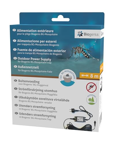 BIOGENTS Cavo di Alimentazione Esterno Per Trappola Esterna Antizanzare &