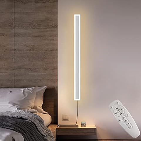 VOMI LED Interior Regulable Aplique de Pared con Mando Cover