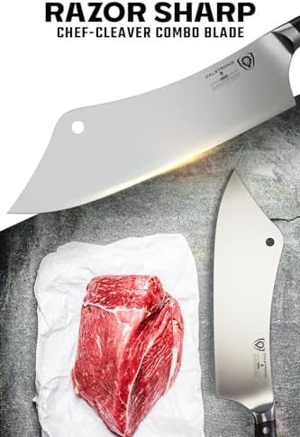 Dalstrong The Crixus Gladiator Series Elite Chef & Cleaver Hybrid Knife - Thumbnail 3
