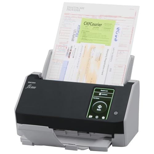 RICOH fi-8040 Fast Front Office & Desktop Document, Receipt, ID Card Scanner with 50 Page Auto...