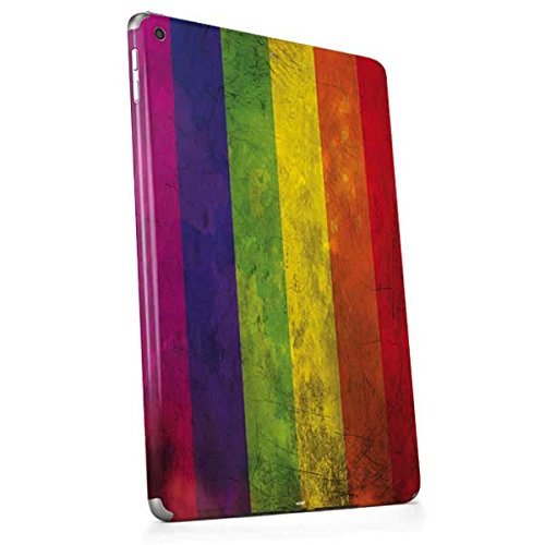 Skinit Decal Tablet Skin Compatible with iPad 9.7in (2018) - Originally Designed Distressed Rainbow Flag Design