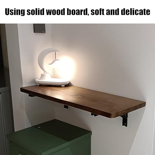 Table murale pliante bois massif : la solution pour petits espaces encombrés - 7