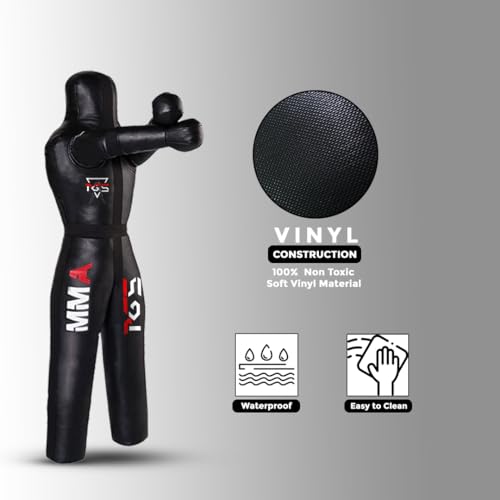 PGS - Heavy-Duty Grappling Dummy for Martial Arts Training — Jiu Jitsu/BJJ/MMA Wrestling Practice Dummy — UNFILLED Custom-Weight Design (4FT - 47\") - Thumbnail 5