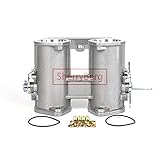 SherryBerg TBS 48dcoe 48 dcoe 48mm DCOE Twin 48mmDCOE Throttle Bodies Body for Weber/EMPI/FAJS/Dellorto/Solex DCOE/DHLA carb