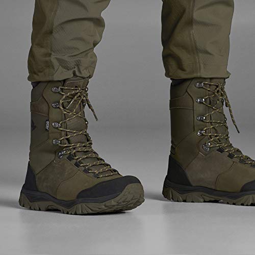 Foto von Seeland wasserdichter Jagdstiefel für Herren mit SEETEX®-Membran Hawker High Boot - Verstärkte Jagdschuhe mit hohem Schaft - Forststiefel für die Jagd Grün, Schuhgröße:48