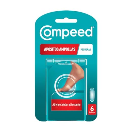 COMPEED Ampollas Pequeñas, Apósitos Hidrocoloides Contra Rozaduras, Pack 6 uds.