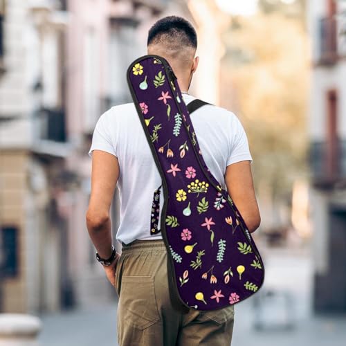 JRHEJTHH Housse imperméable pour ukulélé en tissu Oxford durable et élégant avec sac de rangement Motif floral rétro, Multicolore., 25.9x9x3.1in/66x23x8cm, Moderne - Les Beatles, Paul McCartney, John Lennon, RIngo Starr, George Harrison JRHEJTHH Housse imperméable pour ukulélé en tissu Oxford durable et élégant avec sac de rangement Motif floral rétro, Multicolore., 25.9x9x3.1in/66x23x8cm, Moderne – Image 6