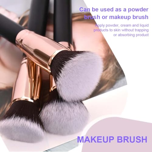 EIHI 2 Pennello Fondotinta Piatti e Rotondi Flat