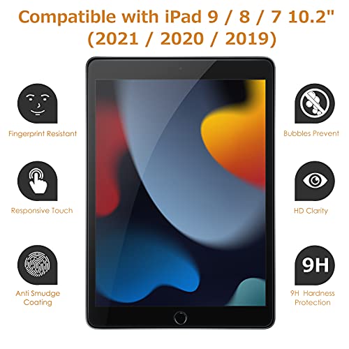 Protector de pantalla Hianjoo para iPad 10.2 2 unidades miniatura 2