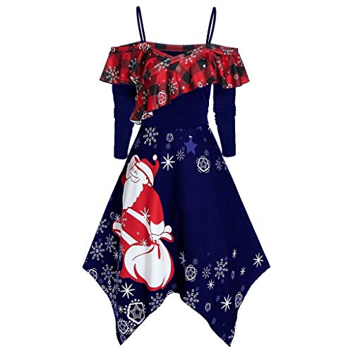 クリスマスドレス Wileqep ワンピース チュニック 復古ヘプバーン風 レディース オトナ 着痩せ 膝丈 エレガンス バレンタインデー パーティー 披露宴 結婚式 二次会 フォーマルワンピースドレス 大きいサイズ プロム ドレス 長袖 レディーズ 洋服 シンプル エルクスノー