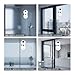 Osmo™ RoboClean Fensterputzroboter Fensterroboter Robo Clean Fensterreinigungsroboter mit Fernbedienung, 3 Reinigungswege, Intelligente Navigation und Kantenerkennungssystem (Weiß)