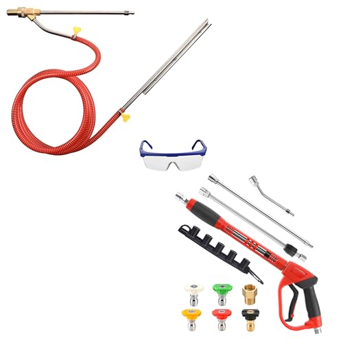 Tool Daily Pressure Washer Sandblasting Kit, Pressure Washer Gun with Replacement Wand