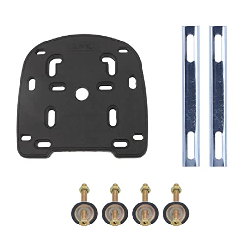 Tail ​Box - Placa de liberación rápida, placa inferior para motocicleta, vehículo eléctrico, accesorios de portaequipajes para motocicleta, caja trasera de motocicleta, respaldo pequeño con respaldo