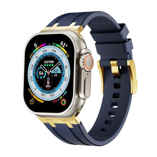 Bracelet de sport en silicone iWatch Ultra 2 49 mm S3YT8U homme