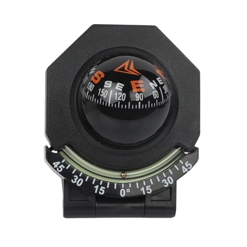 Brújula nocturna plegable ajustable para auto miniatura 6