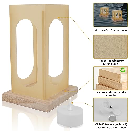 Image of Mini Lanterns with Flameless LED Candles,6Rectangle +6Square Sets of Decoration Candle Lanterns,Wedding Centerpieces for Tables,Use for Halloween,Christmas,Pool,Cowboy Party (Gold)